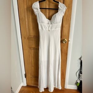 Beautiful white jasmine dress